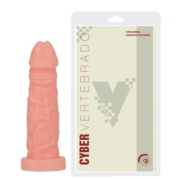 PÊNIS CYBERSKIN COM VÉRTEBRA 18 x 4cm