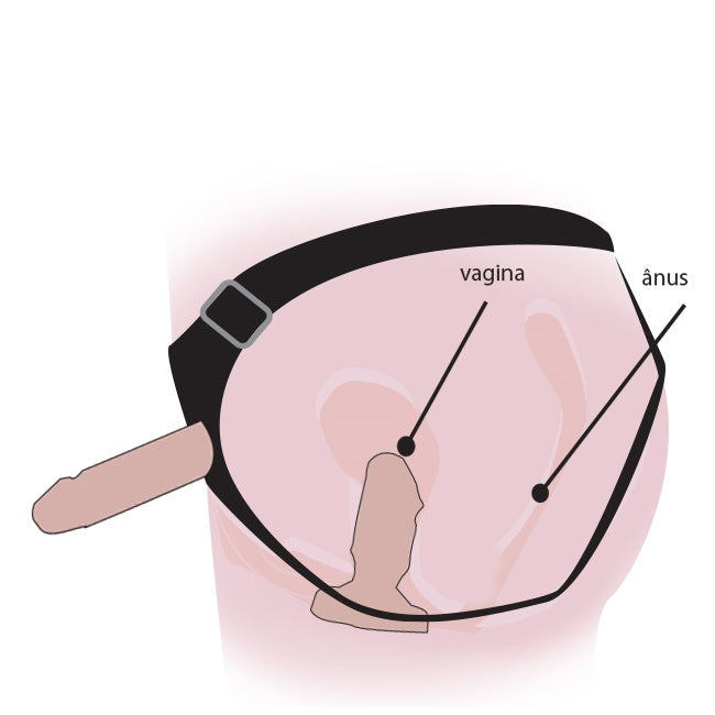 KIT CINTA COM PROTESE ENTRA E SAI