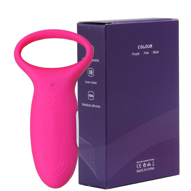 ANEL PENIANO 7 TIPOS DE VIBRAÇÃO - ROSA