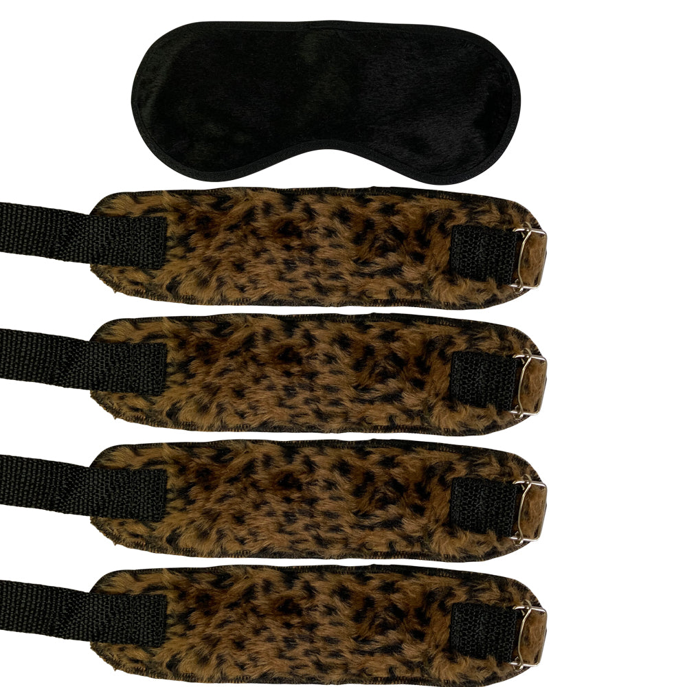 KIT BONDAGE ONÇA PELUCIA