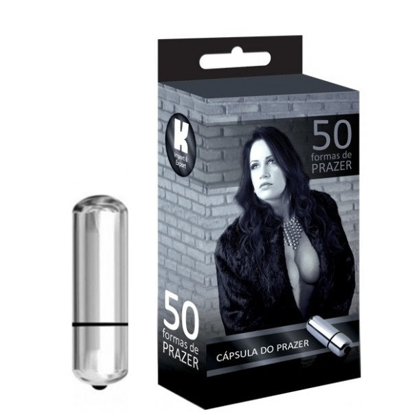 CAPSULA PRATA COM 10 VIBRAÇÕES - 50 TONS