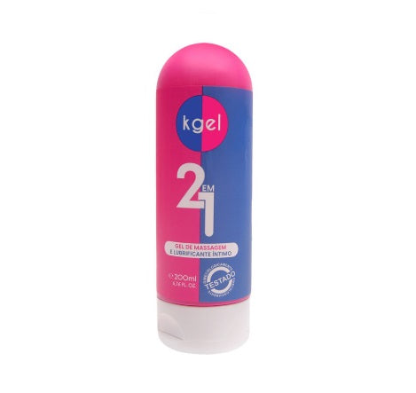 KGEL 2 EM 1 GEL MASSAGEM E LUBRIFICANTE INTIMO 200ML
