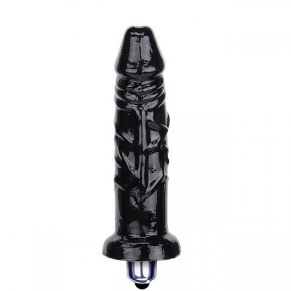 VIBRADOR 10 MODOS DE VIBRAÇÕES 12X3CM COR PRETO
