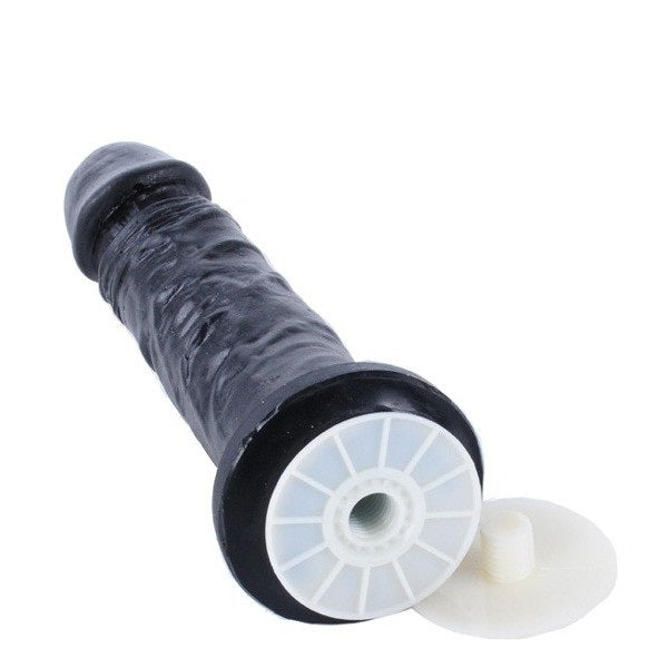 PENIS VAC-U-LOC 17,5X3,8CM COR PRETO