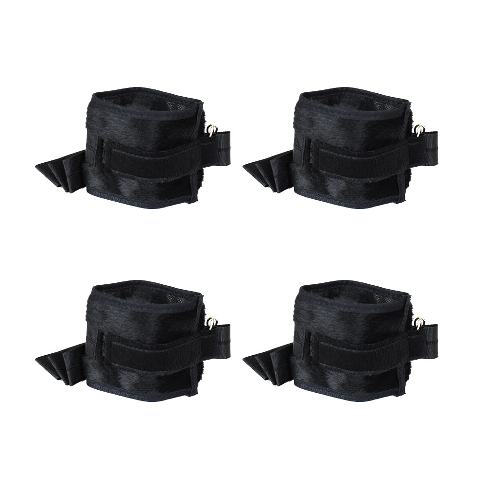 ALGEMA DE PELUCIA PRETA BRAÇOS E PERNAS