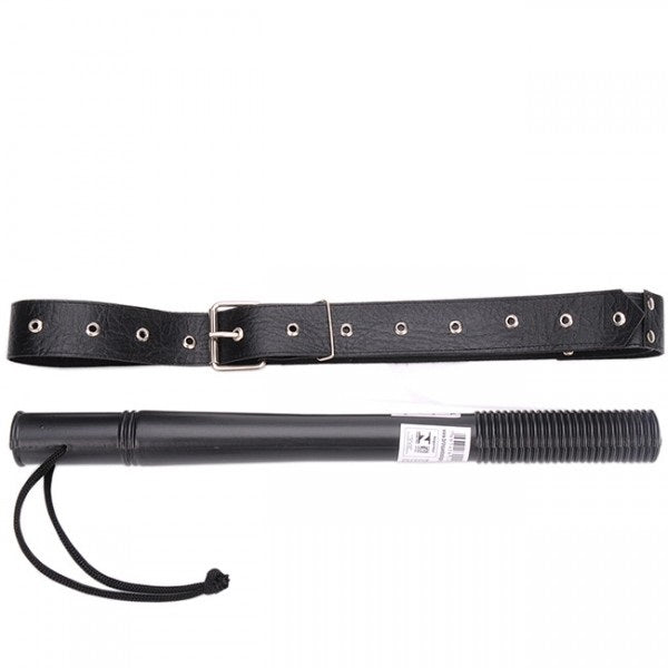 CINTURÃO POLICIAL COM CACETETE DE PLÁSTICO