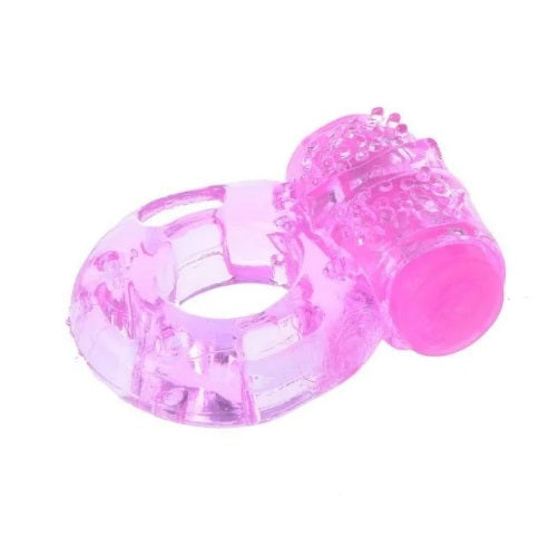 ANEL PENIANO COM VIBRO - ROSA